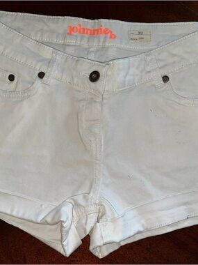 Johnnie B White Denim Shorts - Classic Casual